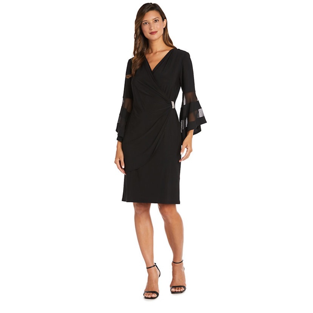Faux Wrap Dress